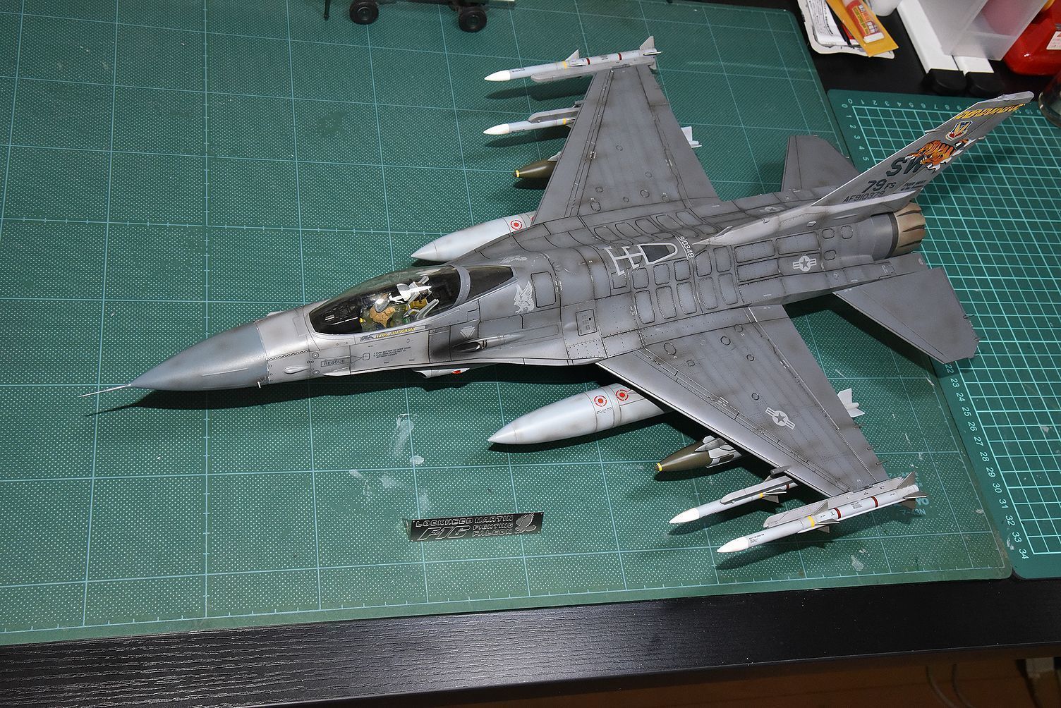 タミヤ 1/32 F16CJファイティングファルコン 製作記その16☆完成 タミヤ 1/32 F16CJファイティングファルコン 製作記その16☆完成