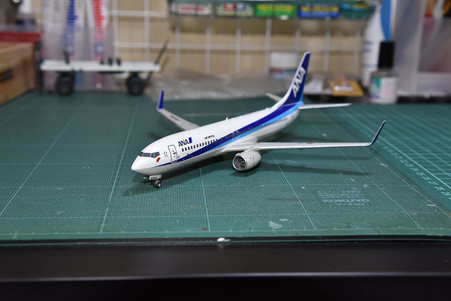 ハセガワ 1/200 ANA ボーイング 737-800 製作記その4: だいごんの